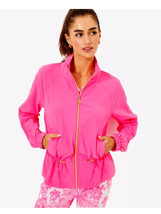 Lilly Pulitzer Jackets & Blazers - Lilly Pulitzer Islanna Lightweight Performance Full Zip Jacket Sz M